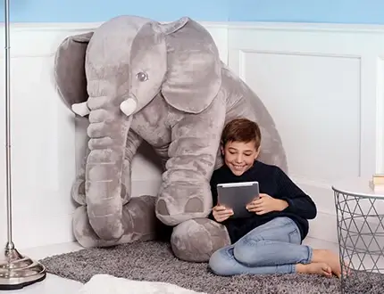 Elefantes de peluche grandes