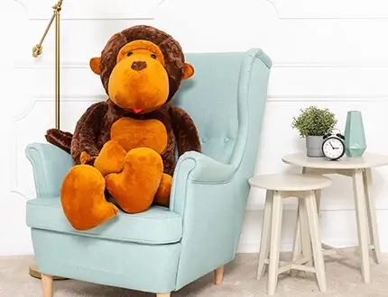 Macacos de peluche grandes